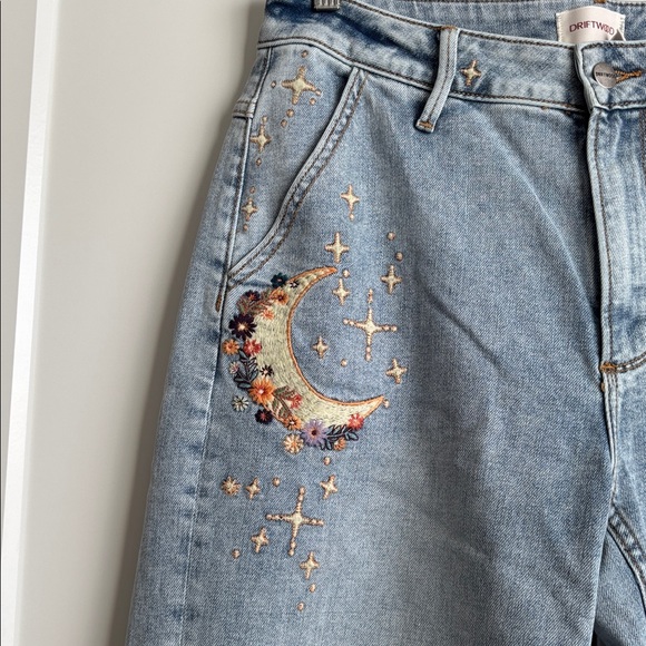 NWOT Driftwood Barbara x Hallucination High Rise Cropped Wide Leg Jeans, 27 - Picture 7 of 13